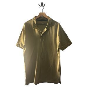Mens Gap Polo Shirt Short Sleeve‎ Collared Olive Green Casual Top XL